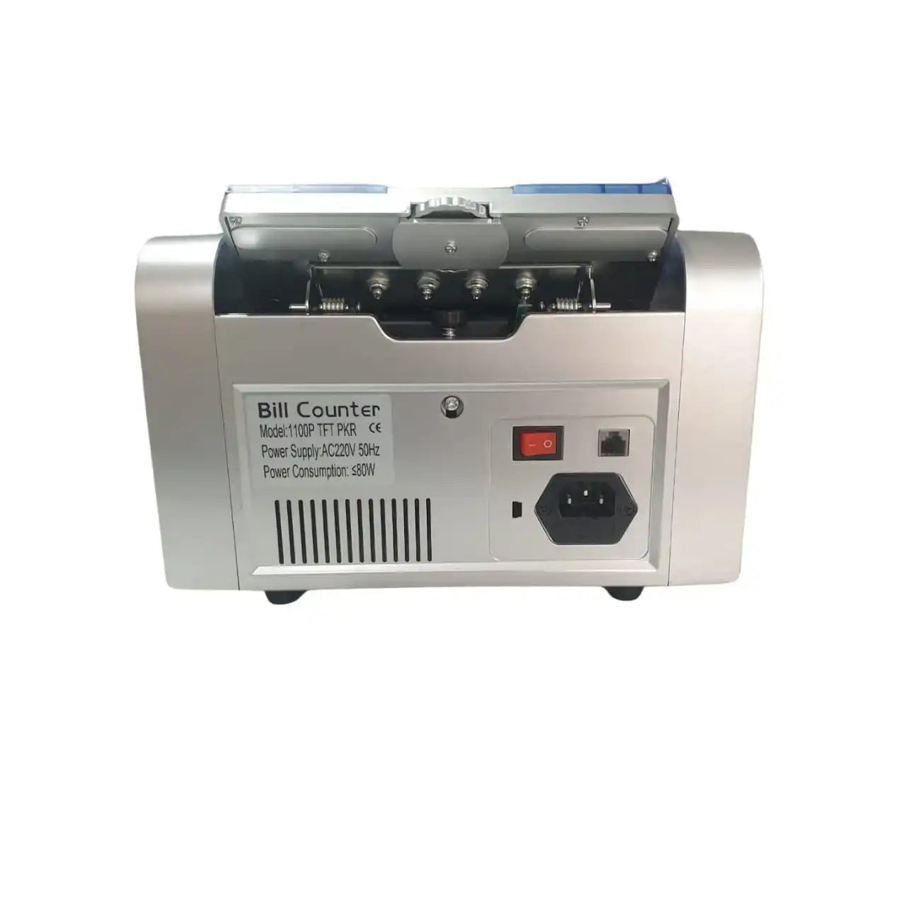 Cash Counter 1100P with UV MG IR 3D fake note detection β back view