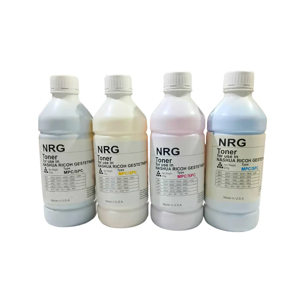 Compatible Toner Bottle CMYK set for Ricoh MP C2050
