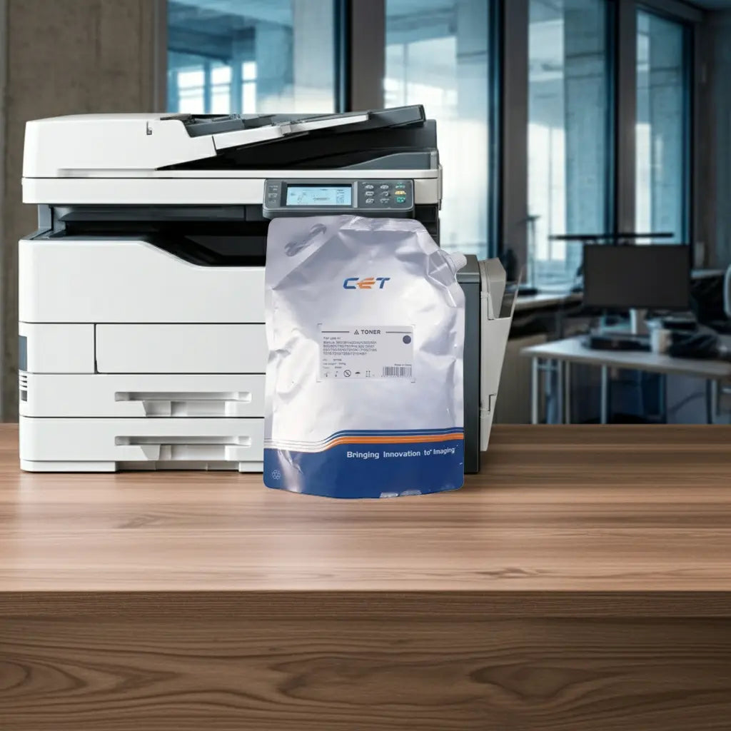CET Toner Refill Bag for Konica Minolta bizhub Models