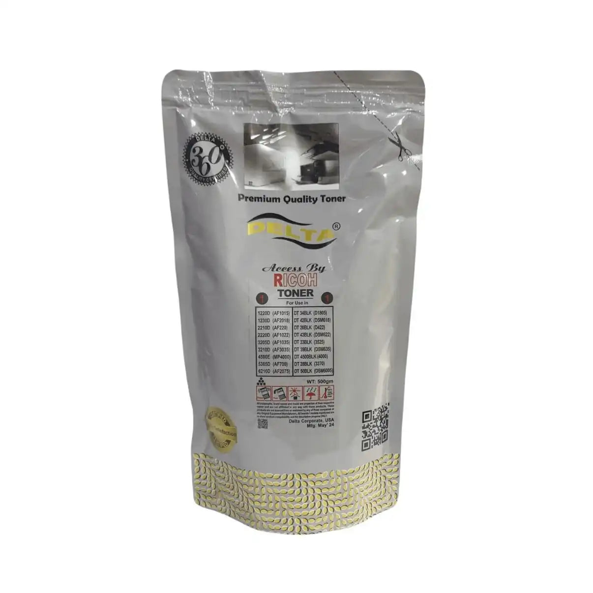 Delta Toner Bag 500 g for Serial no 1 – Leak-Proof