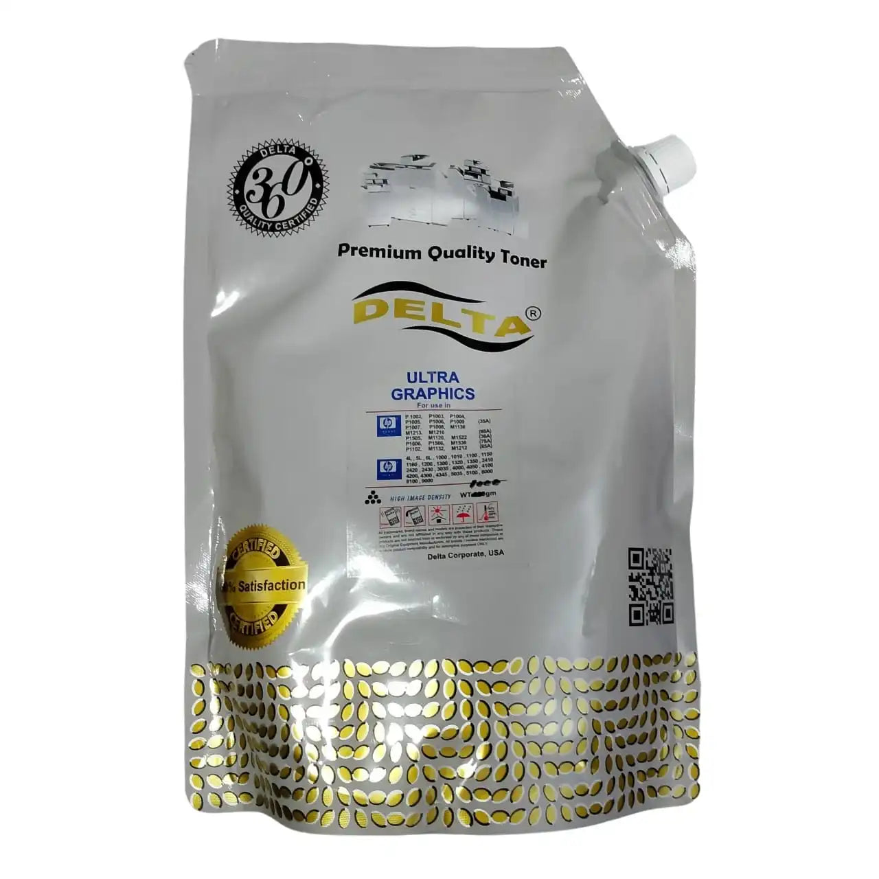 Delta Ultra Graphics Toner Bag 1 kg – Leak-Proof