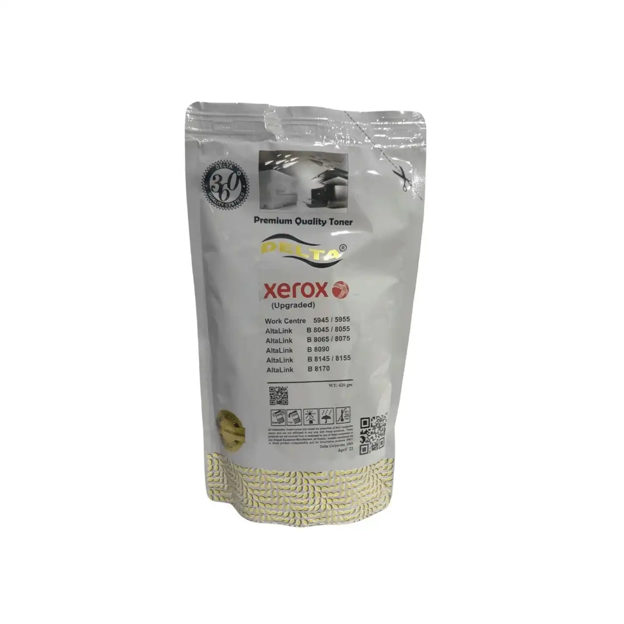 Delta Toner Bag 420 g for WC 59 series – Leak-Proof