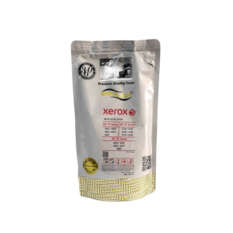 Delta Toner Bag 500 g for Xerox WC 56/57/58 – Precision Fit