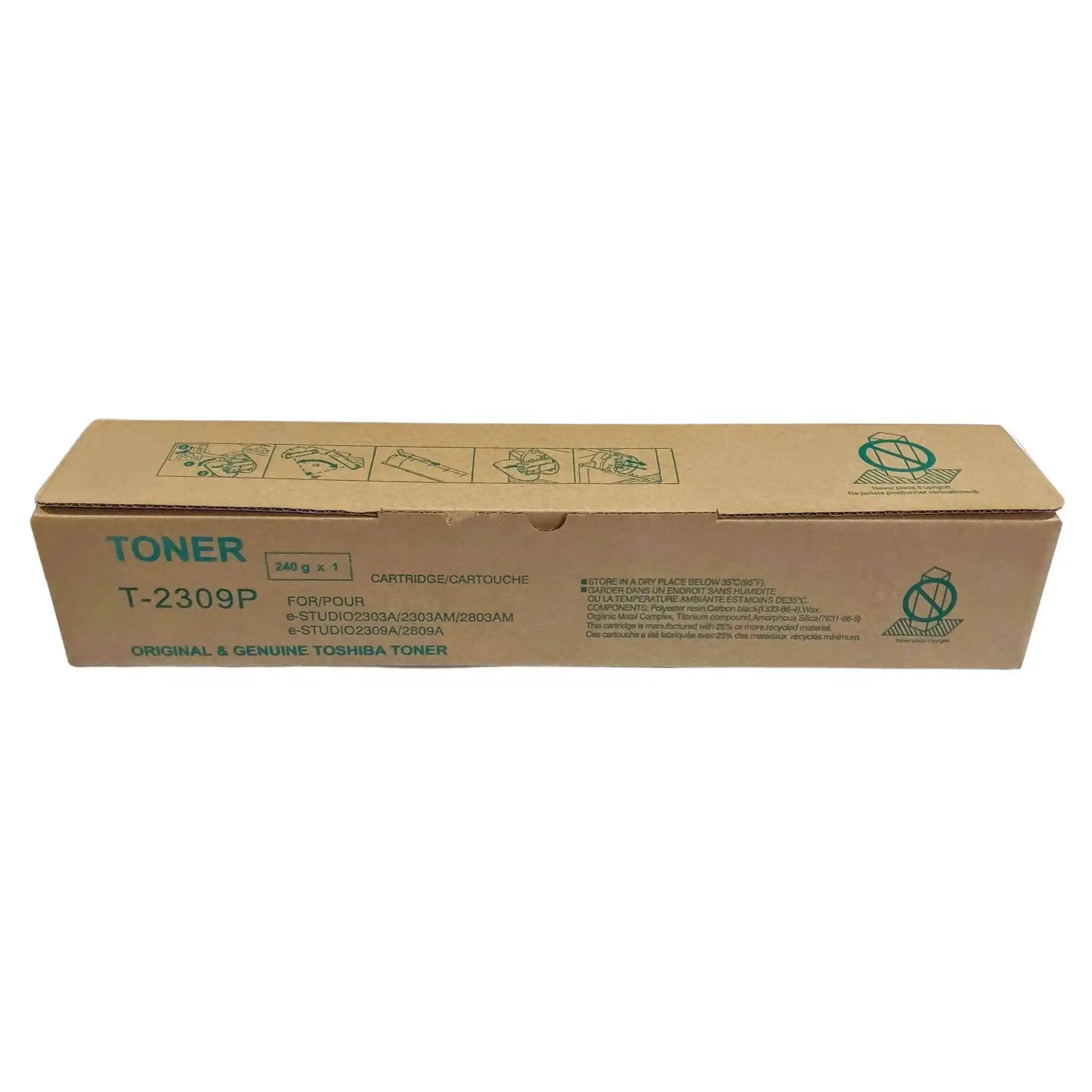 Toshiba T-2309P compatible toner cartridge – updated chip, 