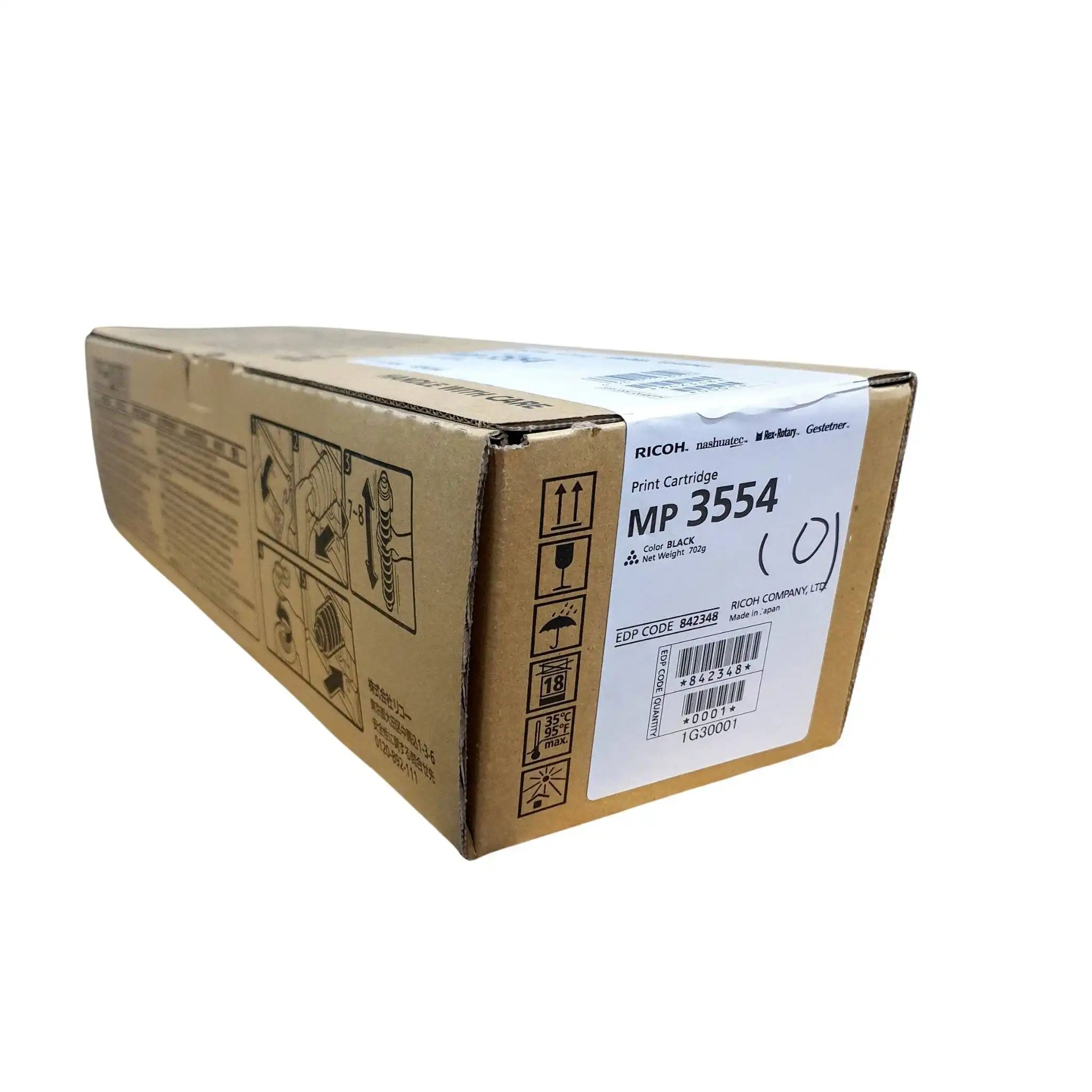 Ricoh MP 3554 OEM black toner – crisp reliability 