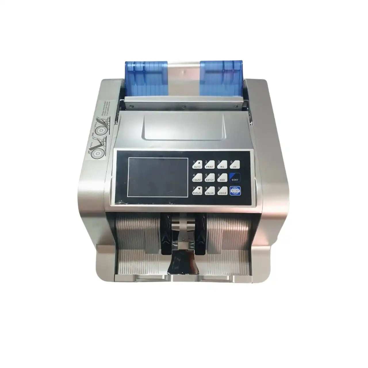 Cash Counter 1100P with UV MG IR 3D fake note detection – front view