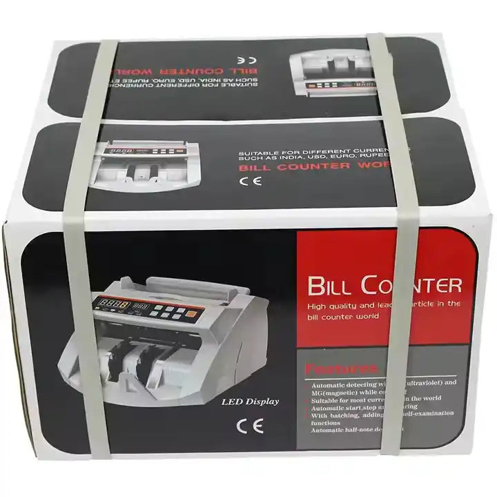Cash Counter 2108 with UV MG fake note detection – box packing