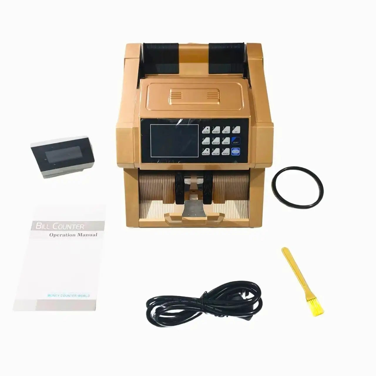 Cash Counter N90P with UV MG IR 3D fake note detection – full view