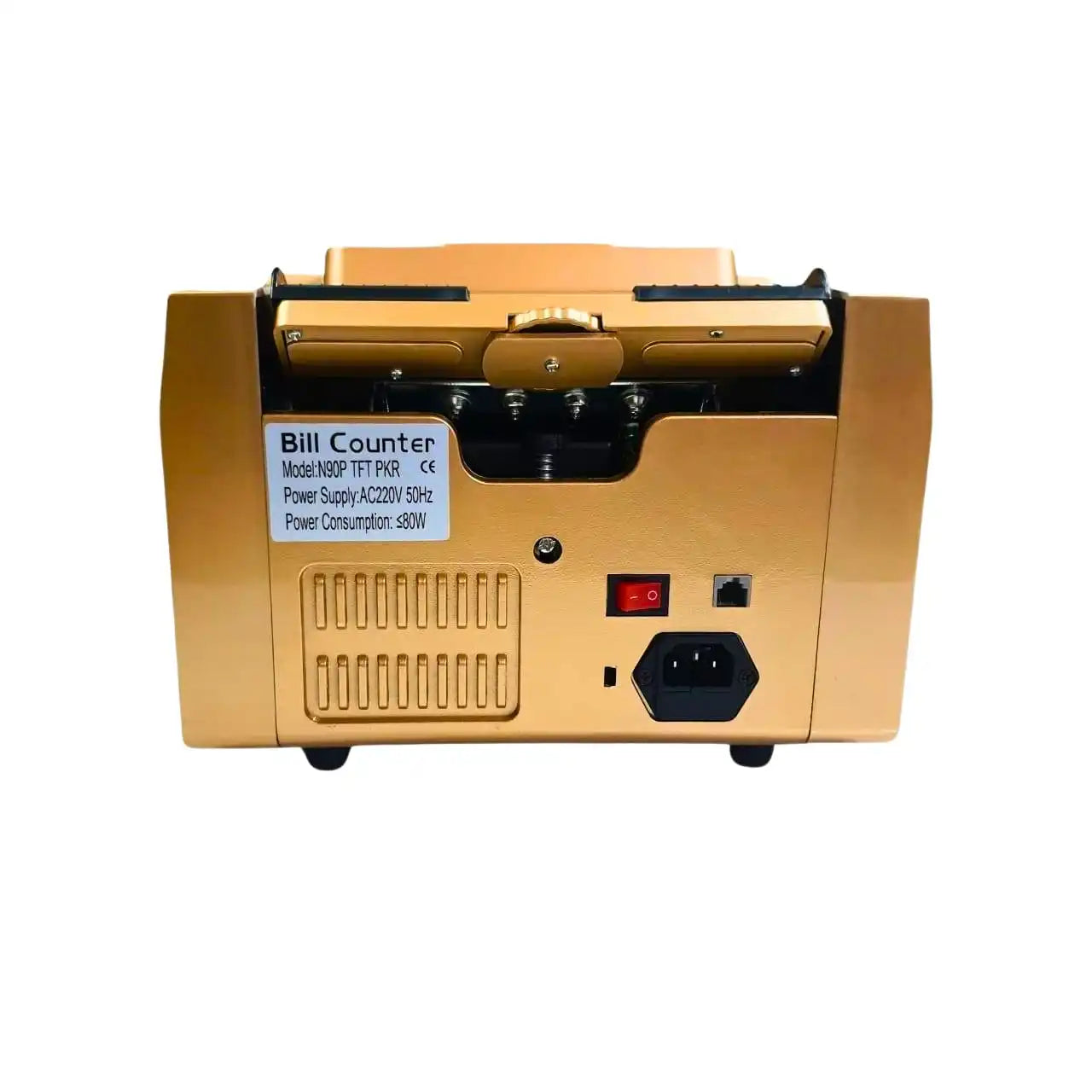 Cash Counter N90P with UV MG IR 3D fake note detection – back view