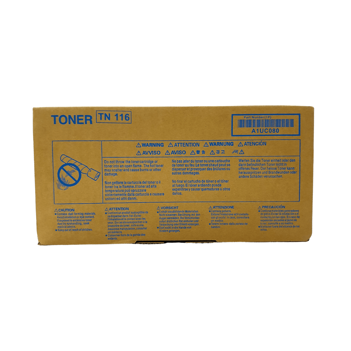 Konica Minolta Toner Cartridge TN 116 - 𝐏𝐑𝐄𝐌𝐈𝐄𝐑 𝐓𝐑𝐀𝐃𝐄𝐑𝐒