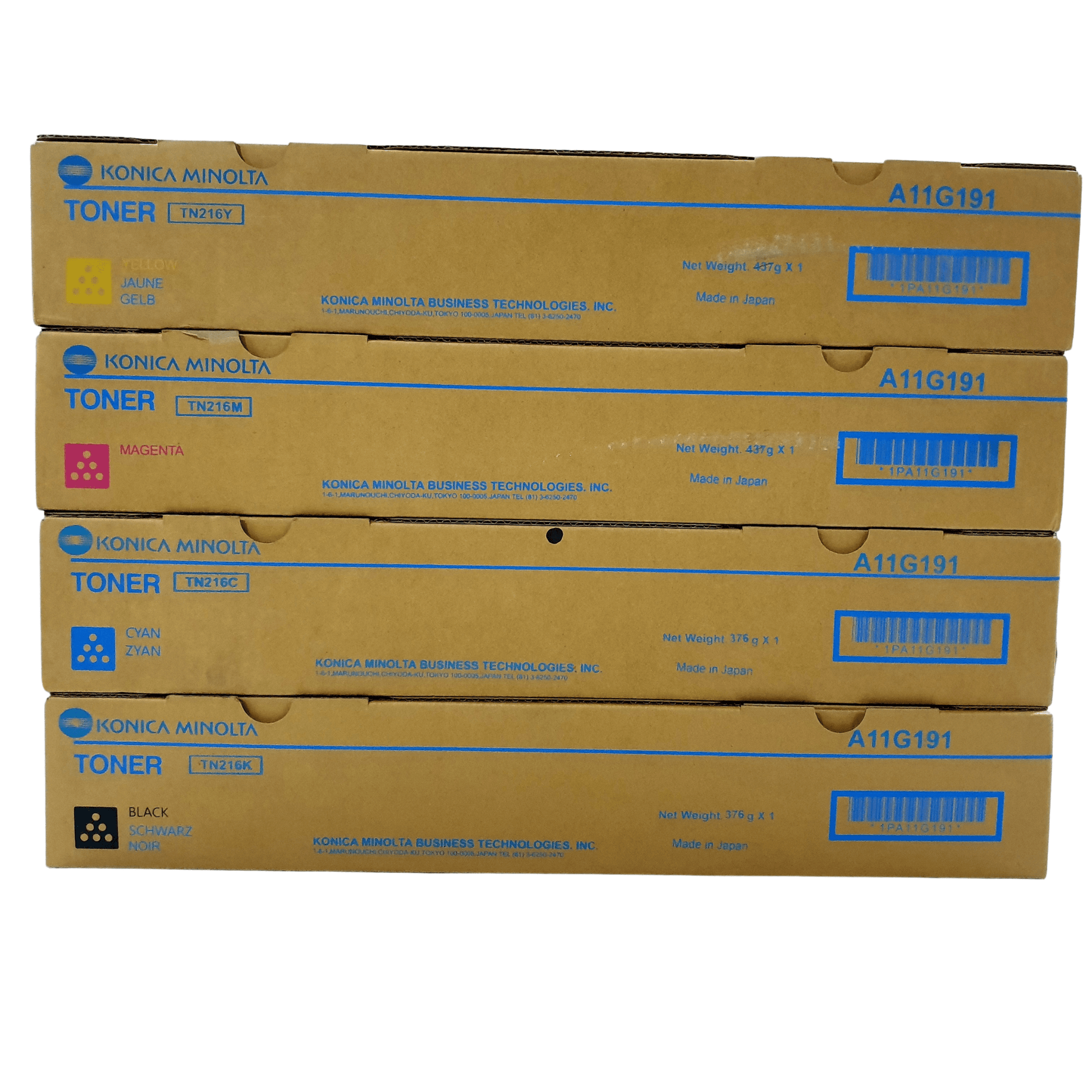 Konica Minolta Toner Cartridge TN 216 C220/360 SET - 𝐏𝐑𝐄𝐌𝐈𝐄𝐑 𝐓𝐑𝐀𝐃𝐄𝐑𝐒
