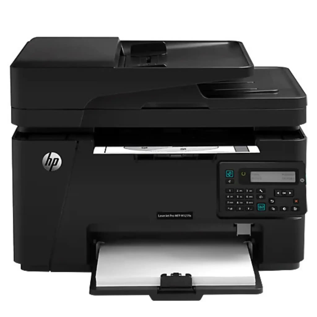 Refurbished HP LaserJet Pro M127fn printing document