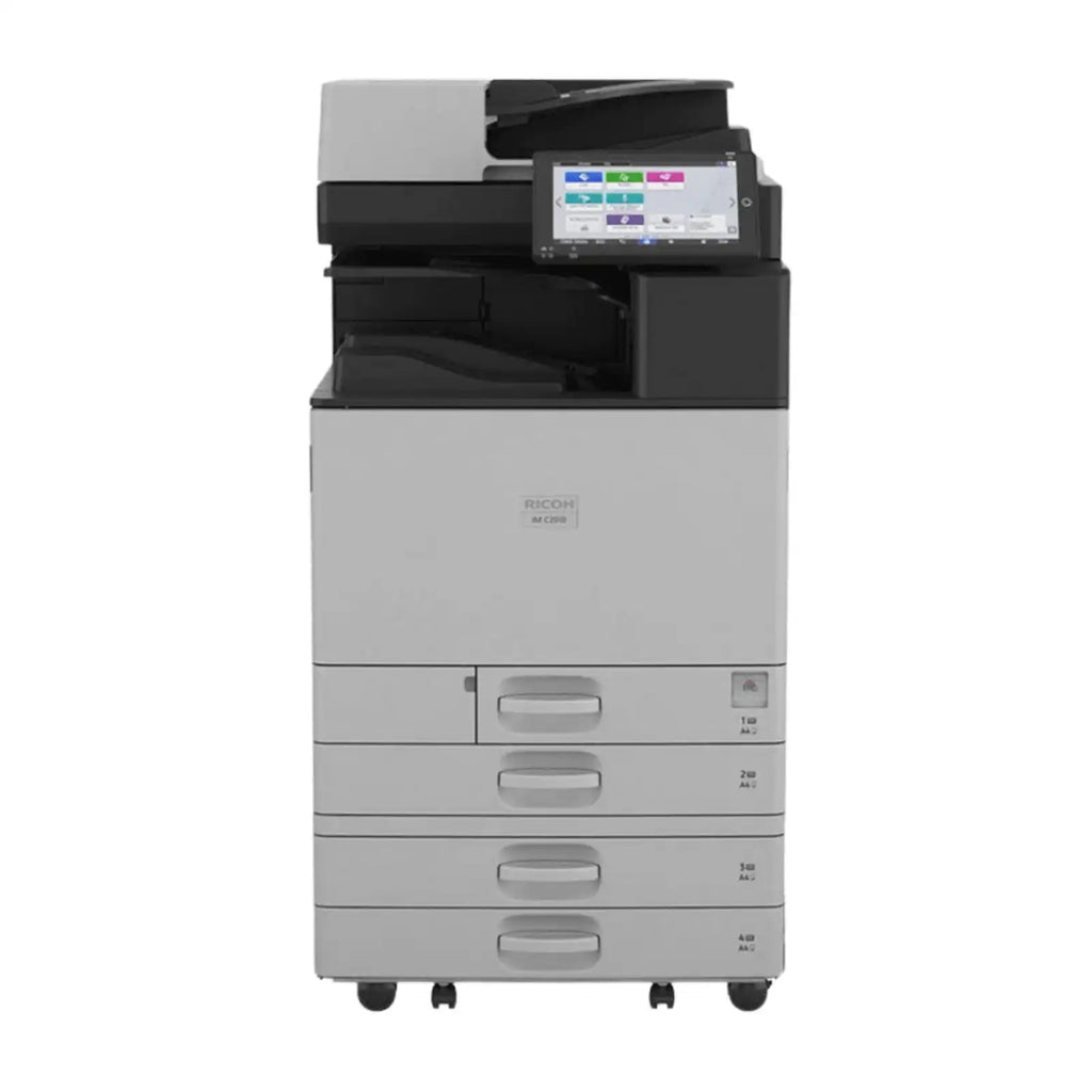 Ricoh IM C2010 multifunction printer with 6GB RAM and 20 ppm - front view