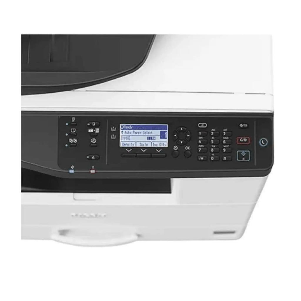 Ricoh M 2701 monochrome multifunction printer, compact design - panel board
