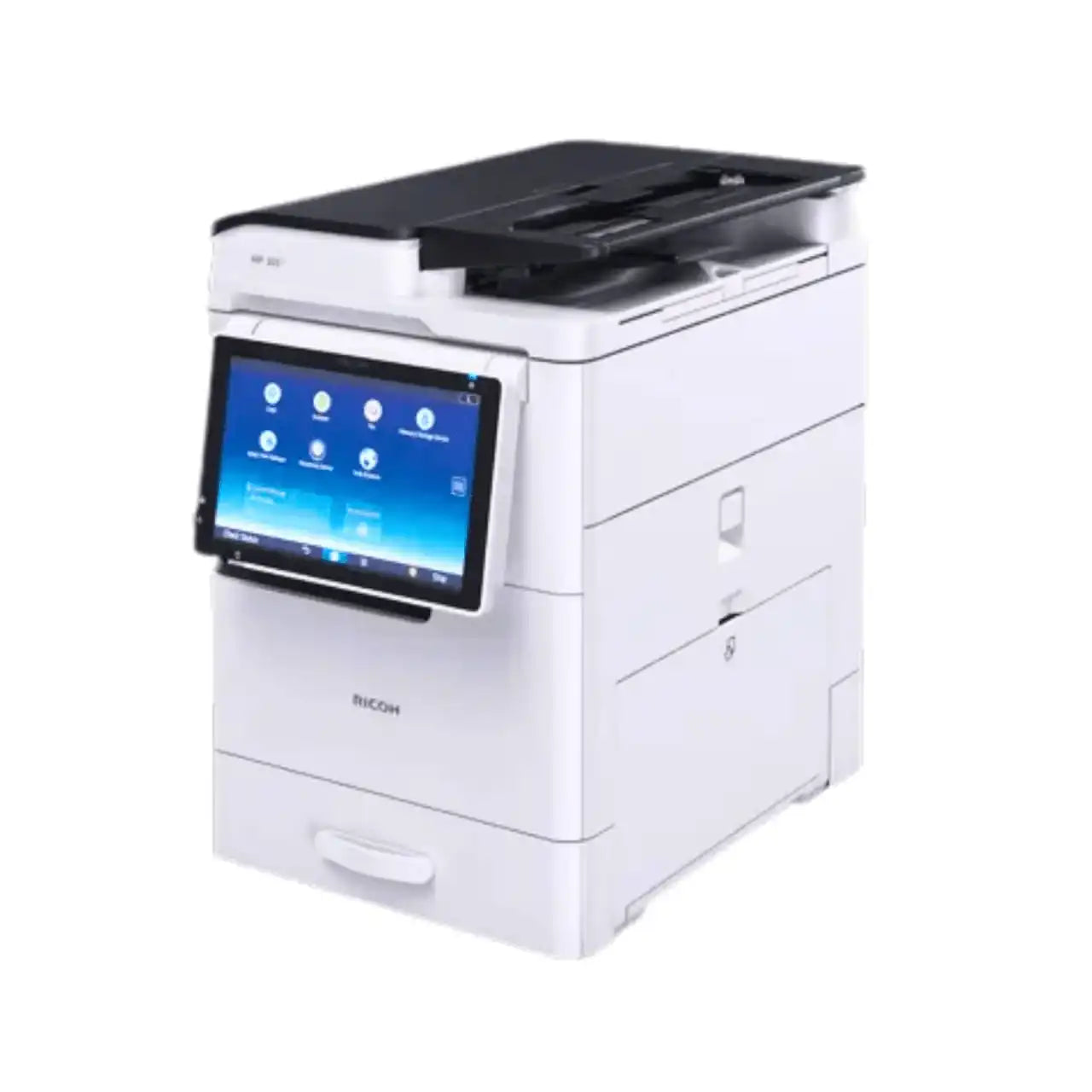 Refurbished Ricoh MP 305+ multifunction printer – front panel