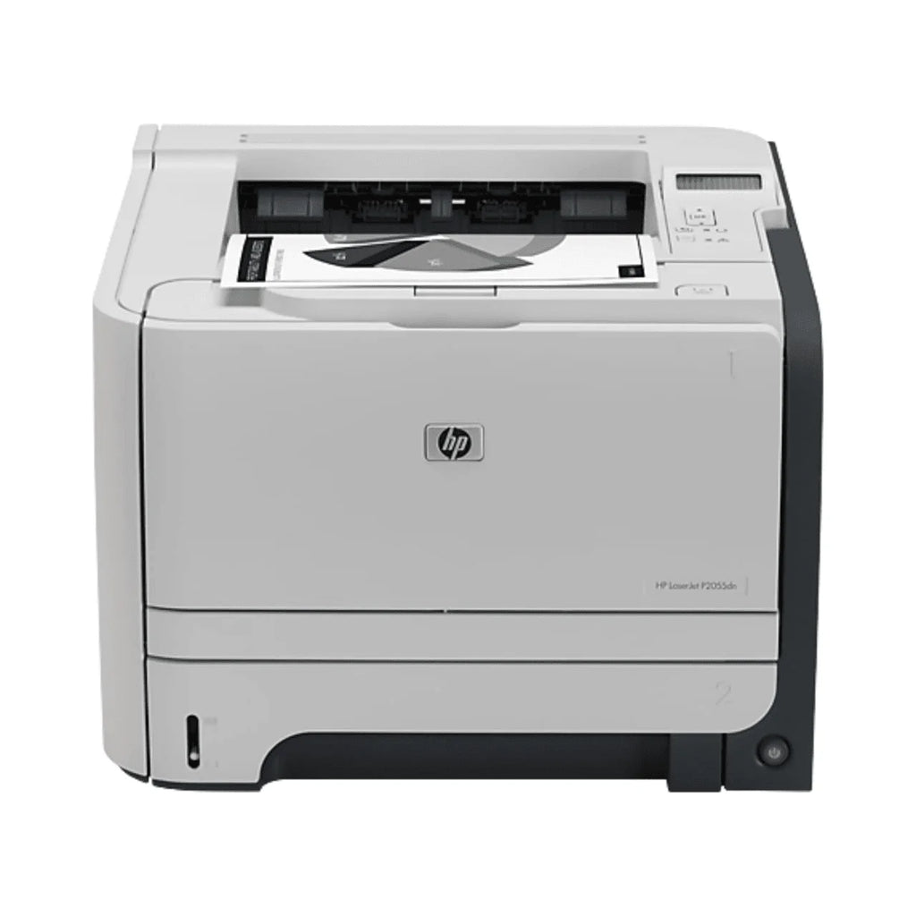 Refurbished HP LaserJet P2055d printer – side view