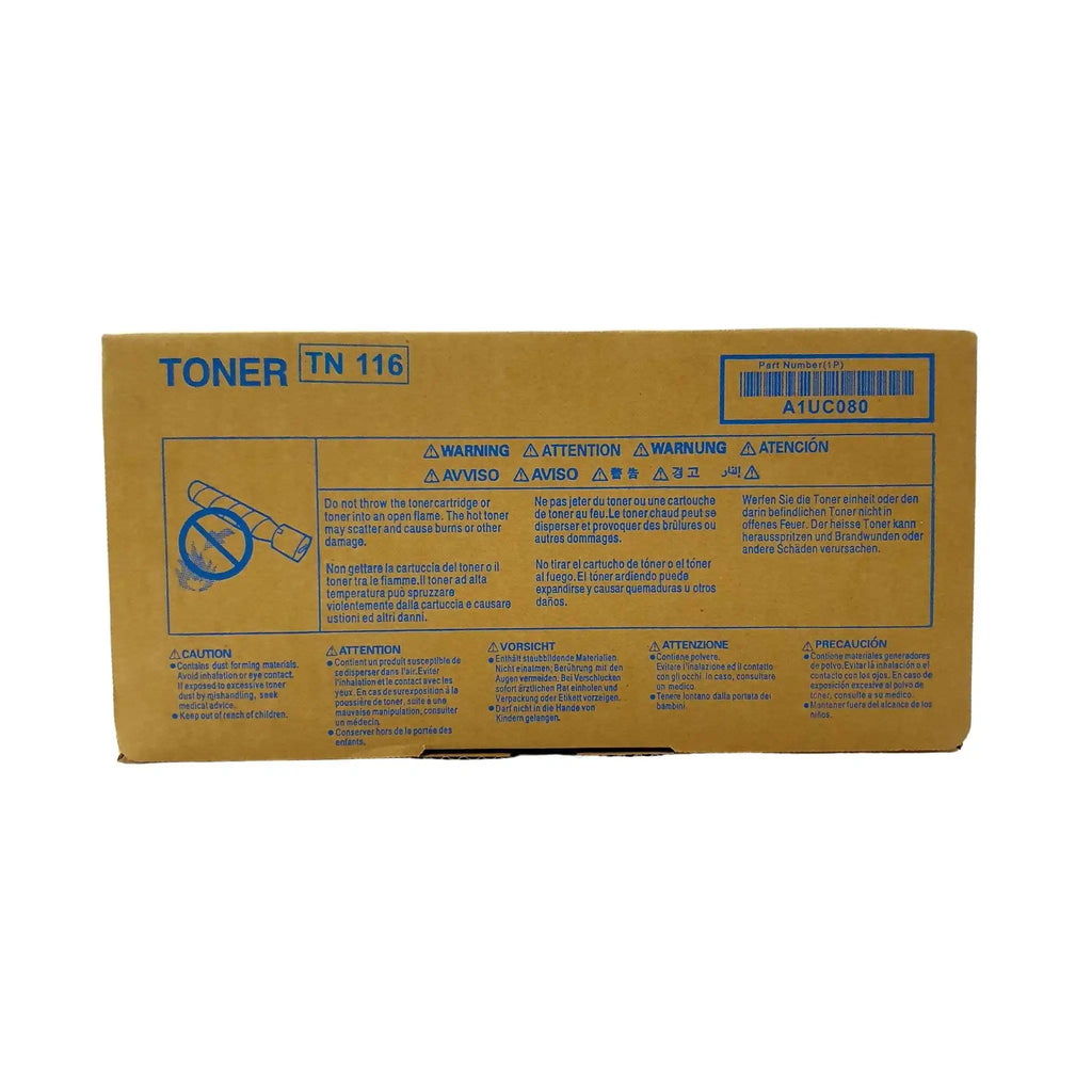 Compatible TN-116 toner for Bizhub Di164/184 – crisp blacks 